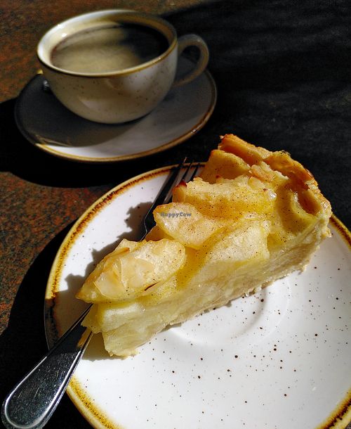 Apple Tart at Nordvegan in Oslo