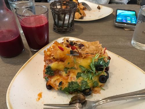 Enchiladas  at Nordvegan in Oslo