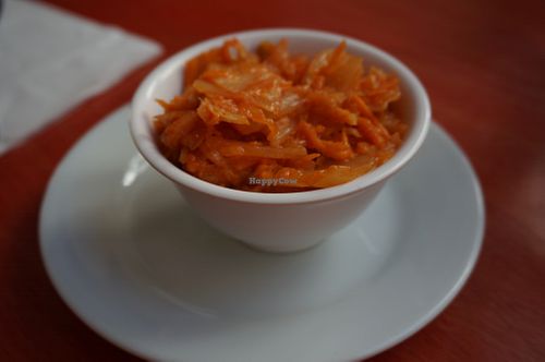 Kimchi at Le Faitout Vegan in Paris