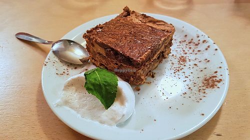 Opera cake at Le Faitout Vegan in Paris