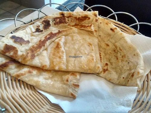 Paratha (1/4 already eaten) at India Pavilion in Rothesay