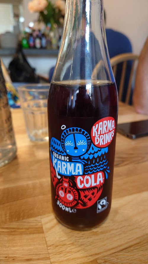 Karma Cola at Holy Cow in Edinburgh