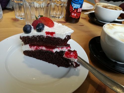 Leckere Kuchen. at Holy Cow in Edinburgh