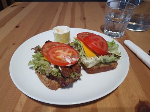 Vegan BLT at Holy Cow in Edinburgh