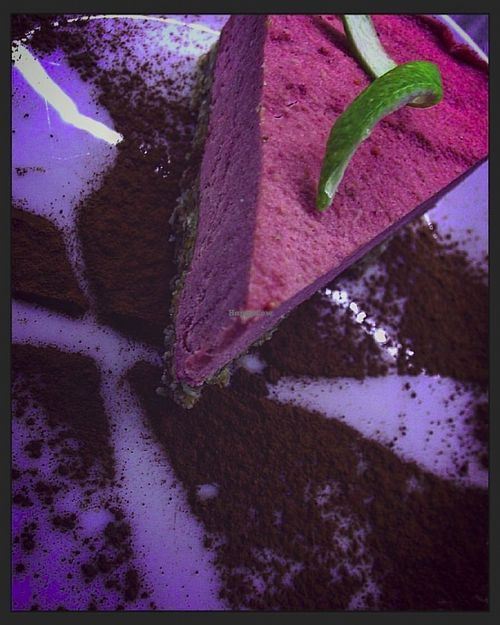 Strawberry cheesecacke at Lime Bistro in Athens