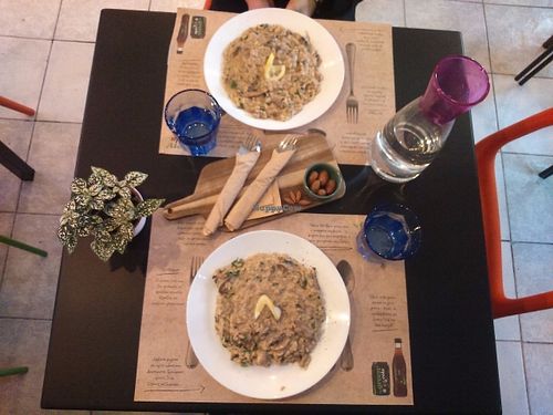 First risotto ever at Lime Bistro in Athens