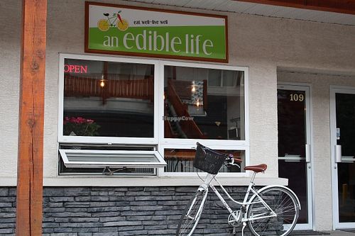 Store front - always parking available out front! at An Edible Life in Canmore