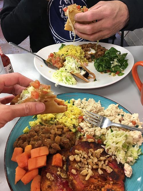 sorry we started eating before we remember to take a photo! at Tumerico in Tucson