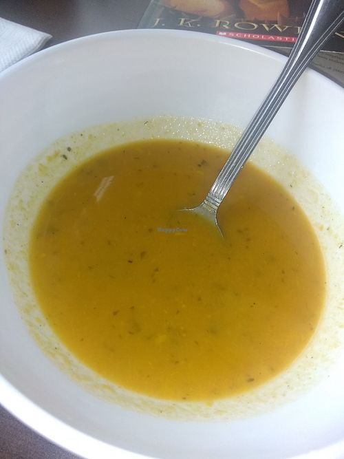 Complementary soup  at Tumerico in Tucson