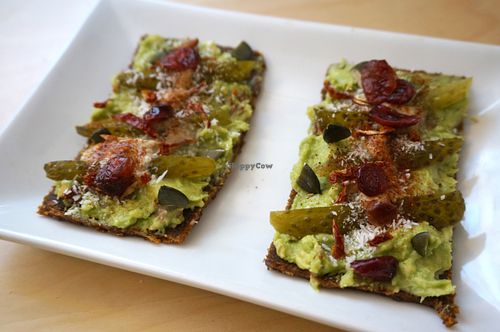 Avocado Toast x2 at Love Me Cru in Paris