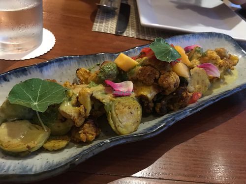 Curried cauliflower  at JO2 in Kapaa