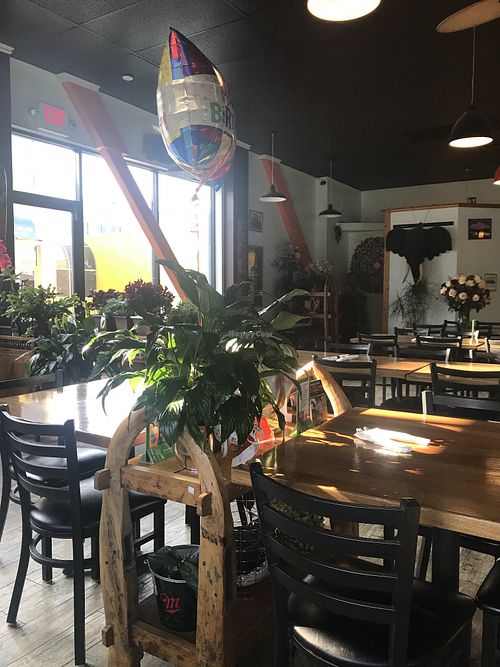 Dining area at MyThai in Anchorage