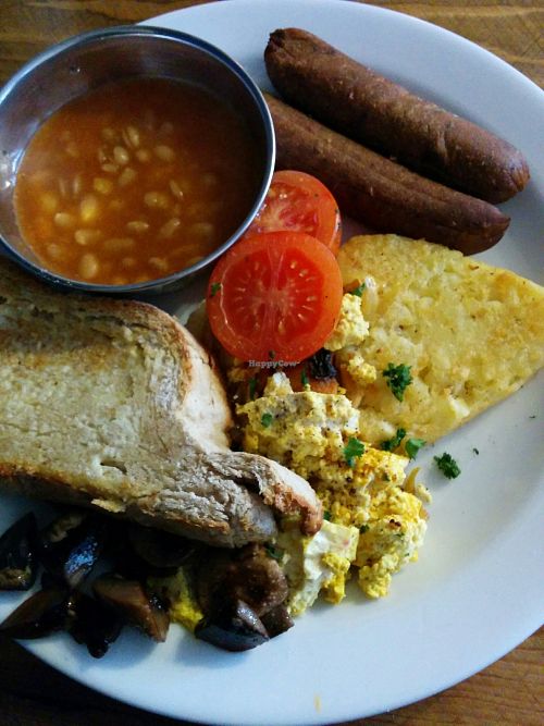 Big Vegan Breakfast at The Blue Teapot in Mytholmroyd
