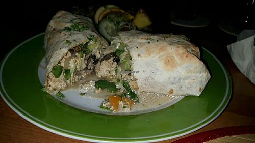 wrap ";Grüne Seele";  at Cafe Vivendi in Ahaus