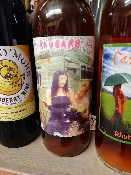 Wine bottle at Cairn o'Mohr Winery in Errol