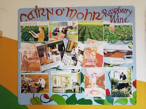 Tasting room at Cairn o'Mohr Winery in Errol