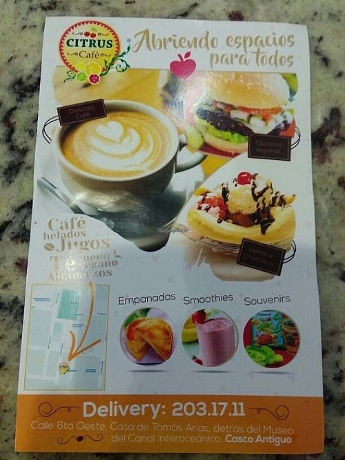 Delivery is an option  at La Biciclette in Panama City