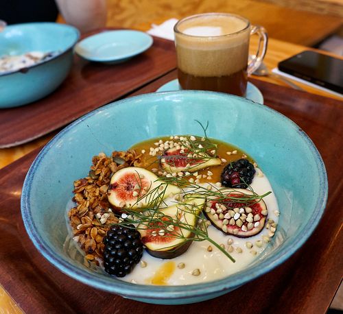Granola w/orange blossom cream at So Nat - Bourdaloue in Paris