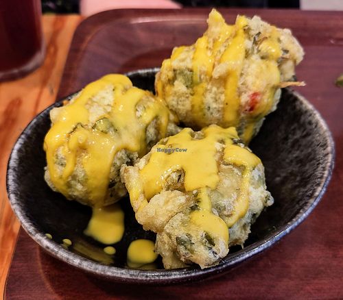 Watercress beignet at So Nat - Bourdaloue in Paris