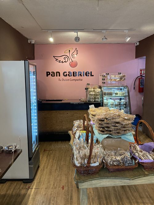 Counter area  at Pan Gabriel in Mexico City