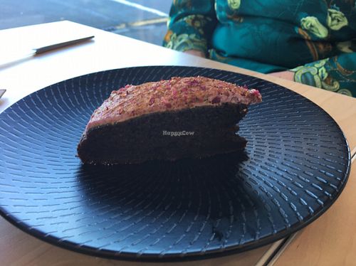 chocolate brownie  at The Origin in Christchurch