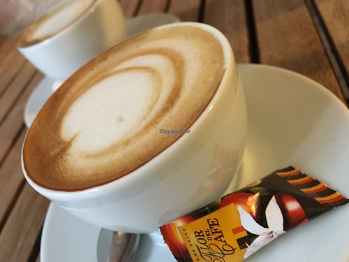 Coffees with oat milk  at Itacate in Barcelona