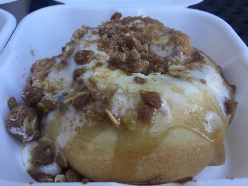 Apple Pie cinnamon roll at Cinnaholic in Brea
