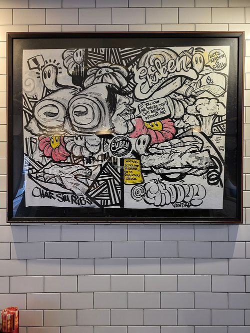 Mural at Ekiben - Eastern Ave in Baltimore