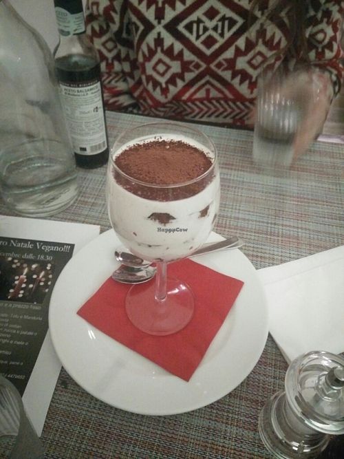 Vegan Tiramisù at Un'Altra Idea in Bologna