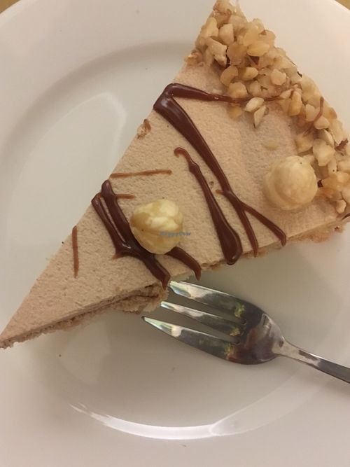 Hazelnut cream cake  at Un'Altra Idea in Bologna
