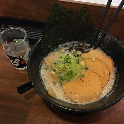 vegan ramen with ";sweet pork"; at Mr. Ramen San in Melbourne