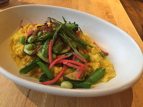 Cauliflower polenta at True Food Kitchen in Pasadena