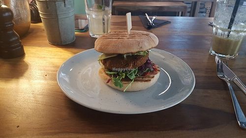 Ki-nova burger (vegan) at Ki-Nova in Berlin