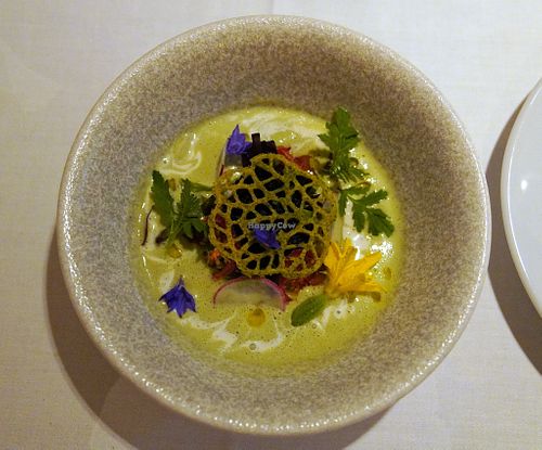 Salad soup at Vaxthuset in Stockholm