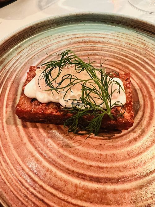 'Caviar' on top. So good! at Vaxthuset in Stockholm