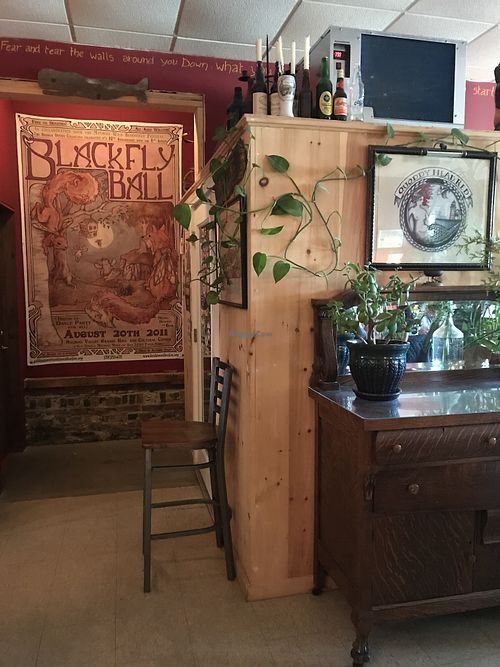 Decor at Lubec Brewing Company Tap Room in Lubec