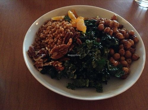 vegan wheatberry salad at Lubec Brewing Company Tap Room in Lubec