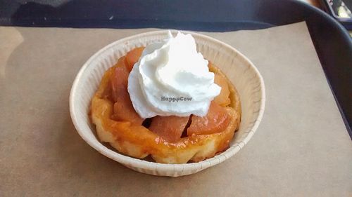 Tarte tatin with coconut Chantilly at Season Square in Paris