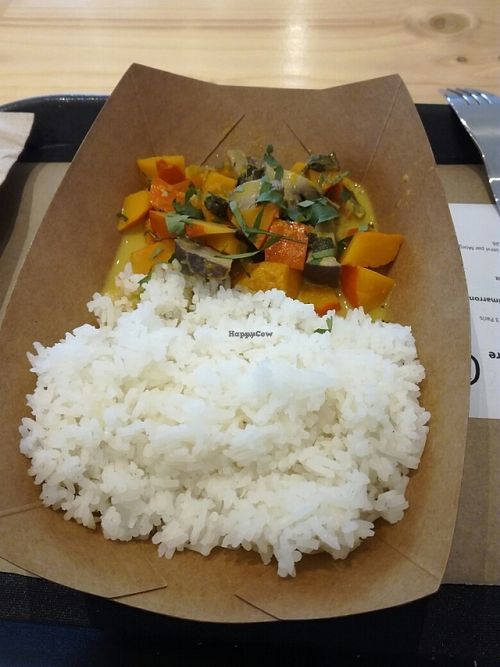 curry vert de potimarron at Season Square in Paris