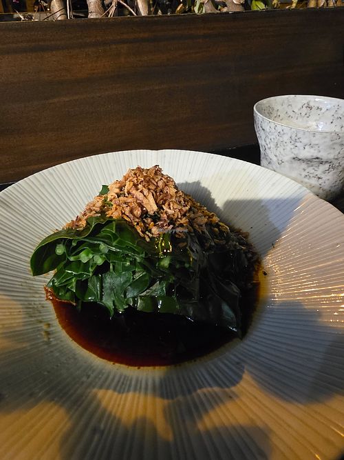 Asian greens at Kumo Izakaya & Sake Bar in Brunswick East