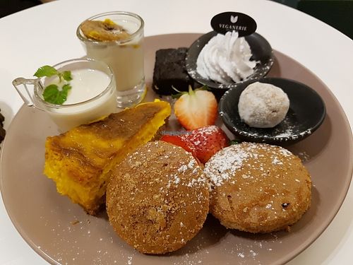 A bit of everything  at Veganerie - Ratchathewi in Bangkok