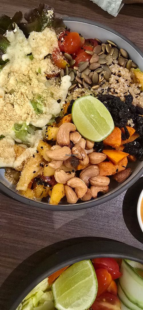 Sweet potatoes quinoa salad at Veganerie - Ratchathewi in Bangkok