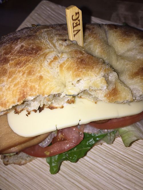 Chao Tofurky sandwich - my favorite! at Cafe Verve in State College