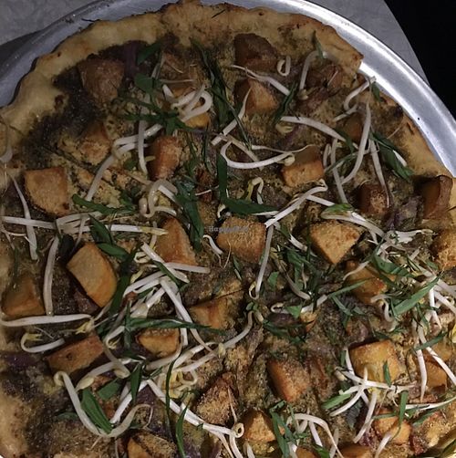 Thai Potato Pizza at Vertical Pizza in Salt Lake City