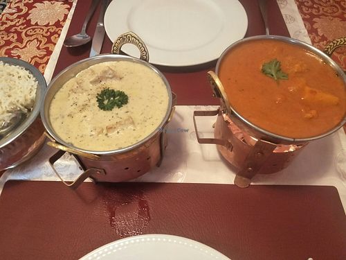 Ayurvedic (left) & Alu Kauli (right). at Namaste Nepal in Wiesbaden
