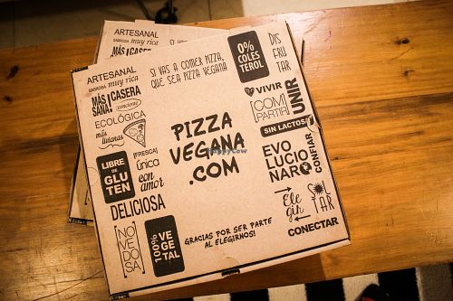 the box at Pizza Vegana - San Telmo  in Buenos Aires