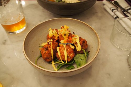 Quinoa croquette at LOV - McGill in Montreal