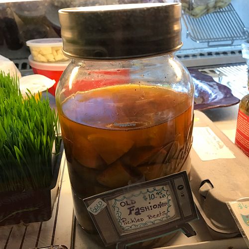 beets at Lucy's Market in Soldotna