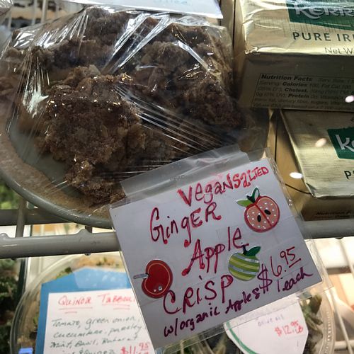 vegan crisp at Lucy's Market in Soldotna