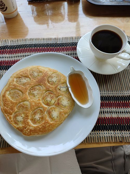 Banana Pancake at Vegan Heaven in Chiang Mai